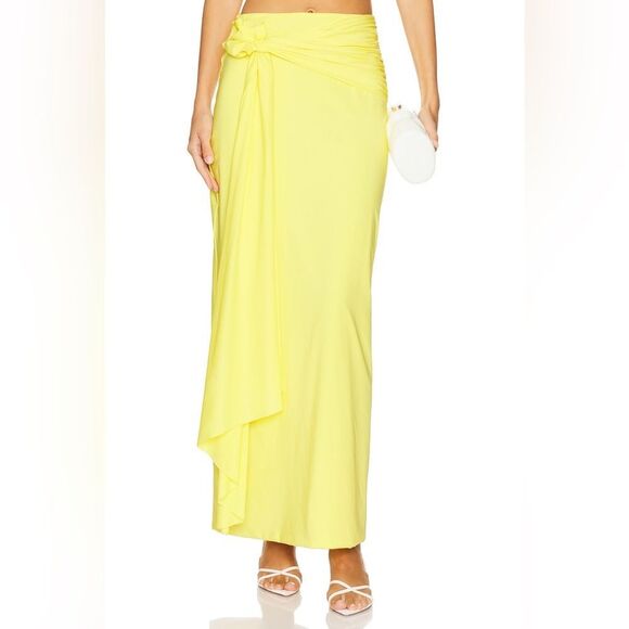 Maygel Coronel Crisol Maxi Skirt in Mimosa one size NWOT - Picture 1 of 7